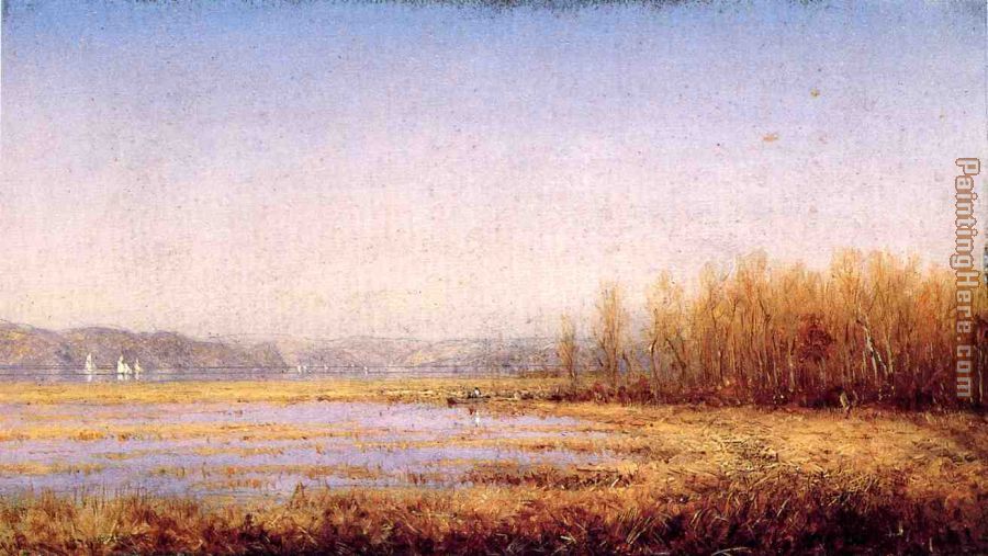 Sanford Robinson Gifford Marshes of the Hudson